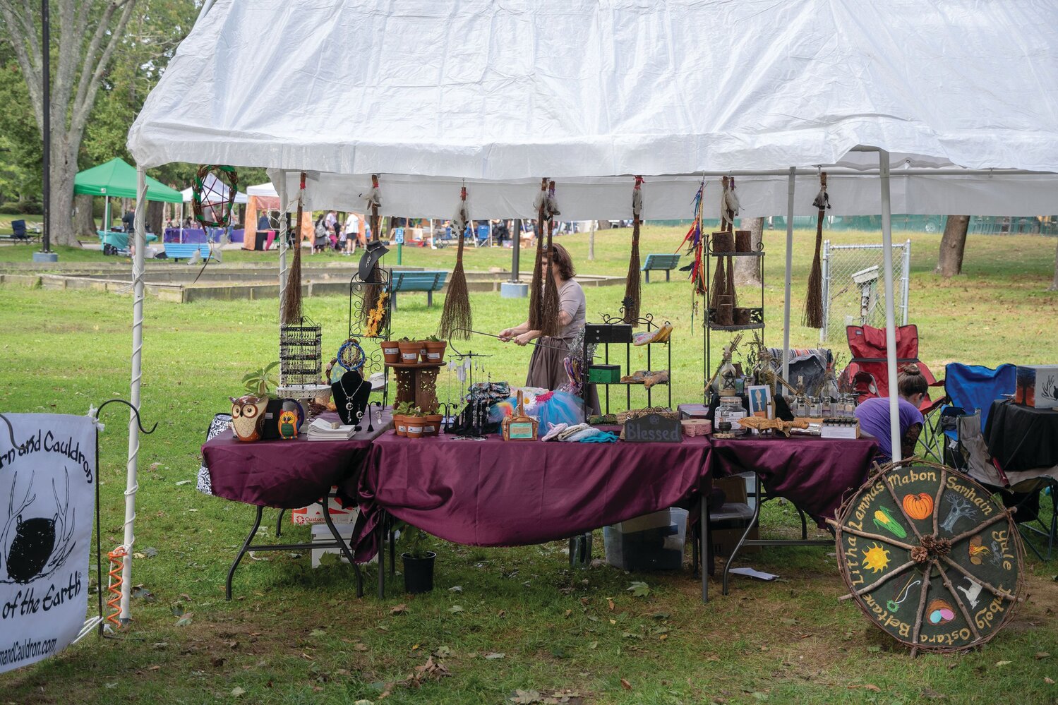 PAGAN PEDDLERS: Vendors will pack Memorial Park, and visitors of all faiths are encouraged to turn out and learn a little bit about Pagan Pride.